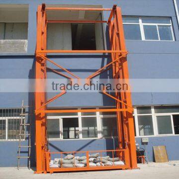 Goods lifting hydraulic factory lift platform for cargo