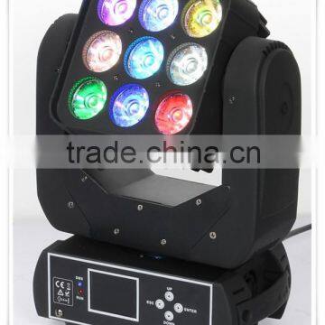 Dj 30x3watt beam moving head light bulbs 3in1 rgb uplights led par zoom stage