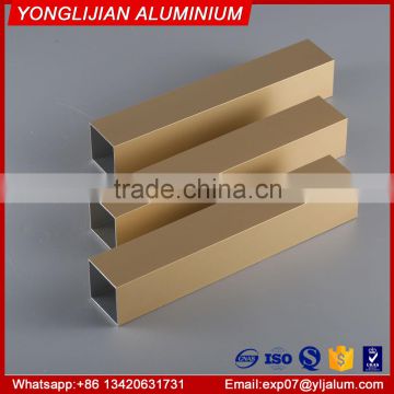 High quality extruded aluminum square tube