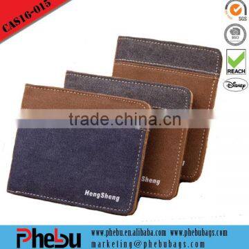 2016 newest retro and fashion canvas wallets for man(CAS16-015)