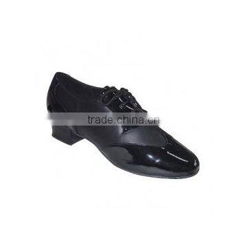 Genuine leather ballroom dance shoes for men Adults black men dress salsa tango latin dance shoes