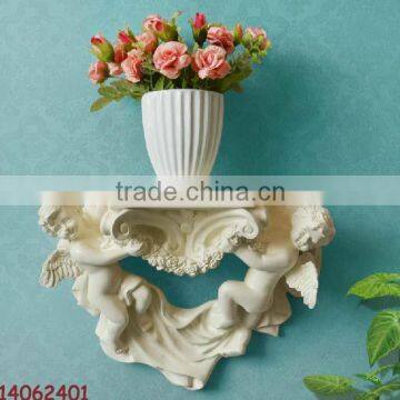 Resin decorative wall shelf for home decor