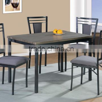 modern luxury metal elegant dining room set