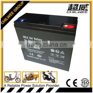 12V20AH sealed lead acid(SLA) rechargeable battery Chilwee plus series