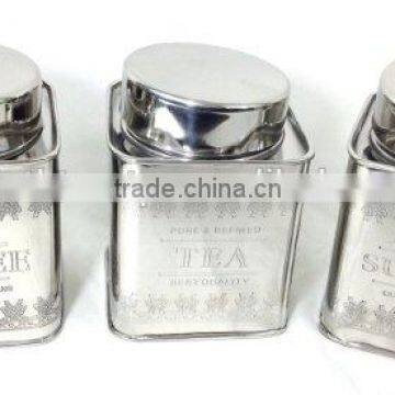 Stainless Steel Canister Square photo-3
