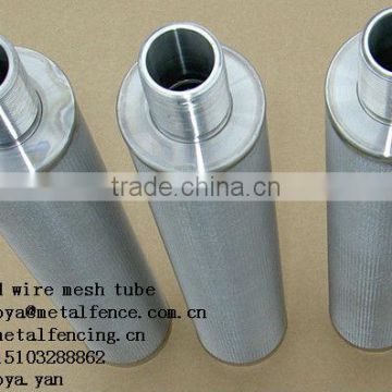 Steady filter rate easy to wash sintered wire mesh tube