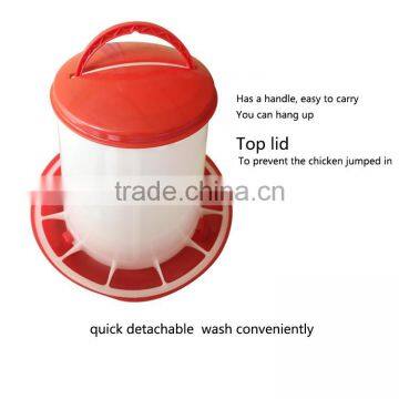 Hot sale plastic chicken waterer feeder with different sizes