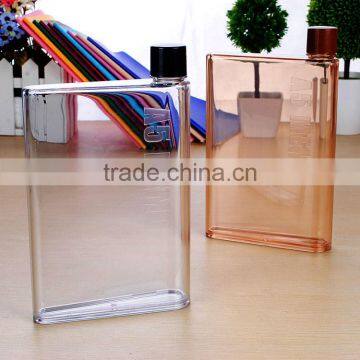 420ml Mini A5 Memo Plastic Memo Water Bottle Flat Notebook Bottle photo-2