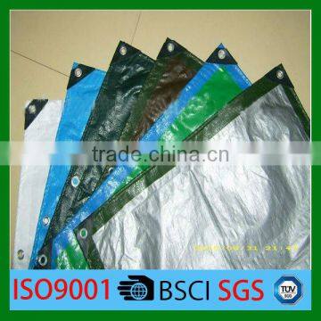 NewPP/PE good quality blue and silver tarpaulin