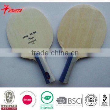 pure wood table tennis blade