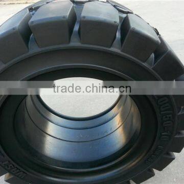 Industrial Indoors Loading Docks Material Handling Forklift Tyre Solid photo-3