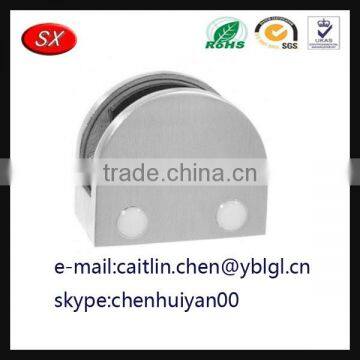 Hot Stainless Steel Glass Bracket Clamp Holder Flat Round Bottom for Balustrade photo-3