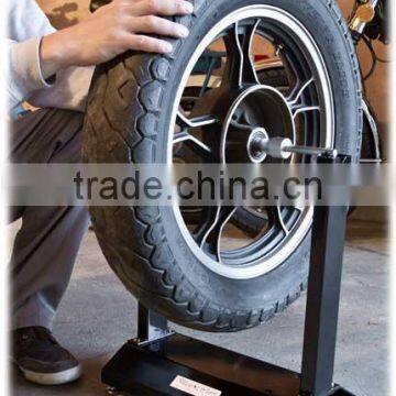 Motorcycle Wheel Balancer, wheel alignment and balancing machine for road bike, sport bike, MX dirt bike service
