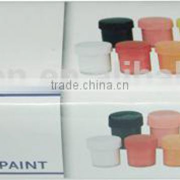 12pcs colours paint.12pcs in plastic box then shrink wrapping