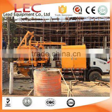 LJBC40 L1 40m3/h Capacity Diesel Concrete Pump With Mixer photo-2