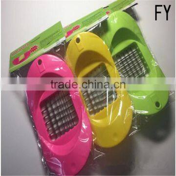 Stainles Steel and ABS Plastic Manual Potato Chipper , Pototo Chips French Fries Cutter photo-2