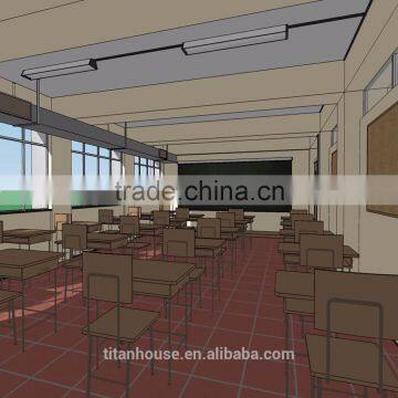 Low Cost Galvanized Steel Frame Kit School Building Projects photo-5