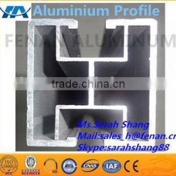 Powder coated aluminium extrusion h profile aluminium price per kg