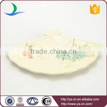 Funny White Stoneware Decorative Plate for House photo-4