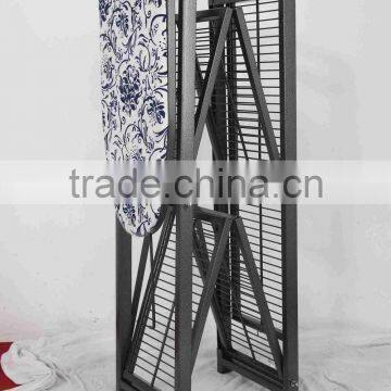 Folding Metal Storage Shelf With Mesh Ironing Board photo-2