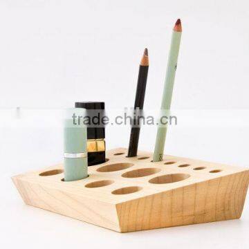 Handcraft Wooden Lipstick Holder Lipstick Organizer Makeup Storage