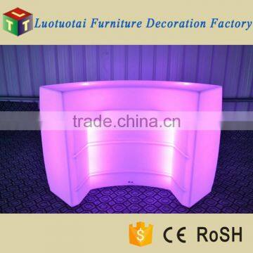 Waterproof led illuminated counter round bar counters China supplier