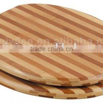 Cheap Price Carbonized/Natural/Stripes Bamboo Toilet Seat, Bamboo Toilet Seat,Carbonized Natural Dark/Light Bamboo Toilet Seat photo-2