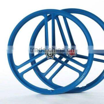 20 inch lightest strongest magnesium alloy bike wheel /fixed gear type hub bike wheel