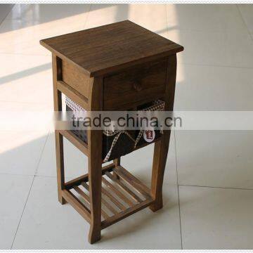 Top Grade New Arrival Handmade Unfinished Vintage Wooden Cabinet With Drawer photo-6