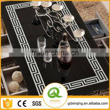 E375 Glass Top MDF Types of TV Stand