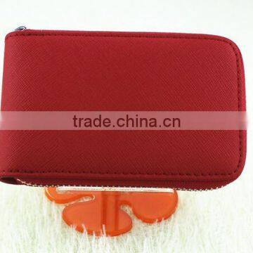 Cy278 First Layer Leather Women Card Holder Wallets Female Credit Card Holder Organ Trunk Card Holder Coin Purse photo-2