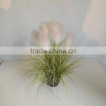 Decorative Artificial Small Potted Onion Grass Plant photo-2