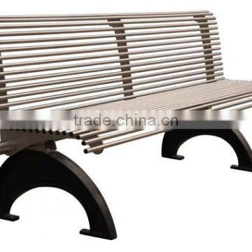 Outdoor Stainless Steel City Street Waiting Bench photo-5