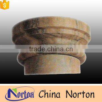 stone carving round antique home ornaments column caps NTMF-CP023Y