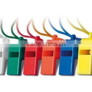 plastic whistle with string for football game
