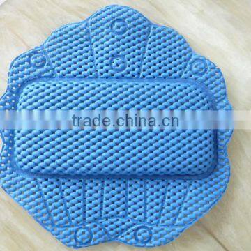 Pvc Foam Flower Bath Pillow With Suction Cup photo-3