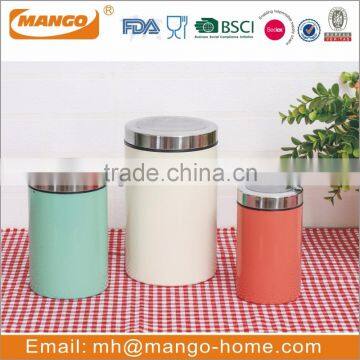 Hot Sale Airtight colorful kitchen canister set