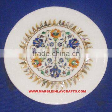 Home Decoration Marble Inlay Plate