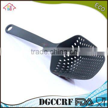 NBRSC Black Large Nylon Scoop Colander Pasta Heat Resistant Strainer Dishwasher Safe Kitchen Utensil photo-5