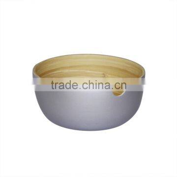 Spun Bamboo Salad Bowls, Lacquered Bamboo Salad Bowls photo-5