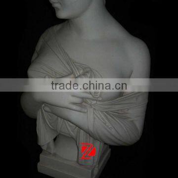 Antique Nude Female Bust Statue photo-4