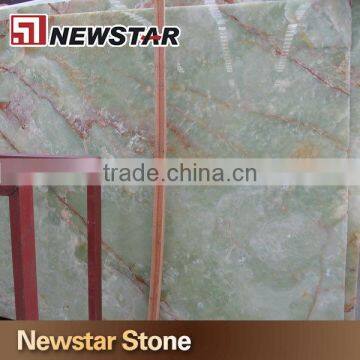Backlit Light Green Onyx Stone Sheet Wall Panel photo-3