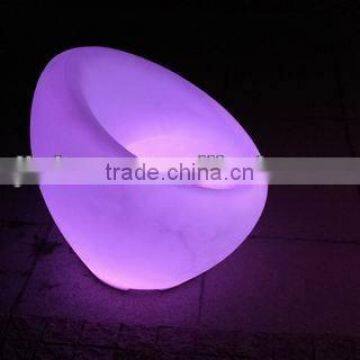 Rechargeable colorfu LED illuminated sofa