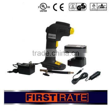 Top quality Portable Rechargable 9.6V 12V 14.4V 18V air compressors compressor