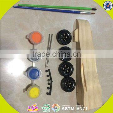 2017 Wholesale Fashion Kids Wooden Diy Drawing Toy W03A083 photo-4