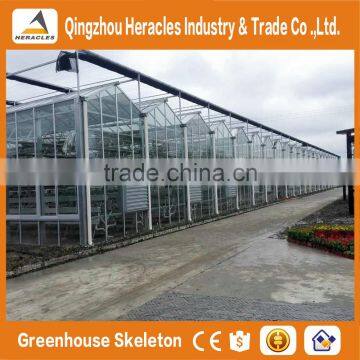 Heracles trade assurance greenhouse equipment- venlo type glass panels greenhouse for sale
