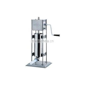 Hand operated stainless steel 3L vertical sausage stuffer