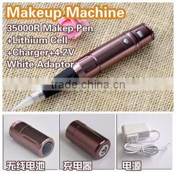 Permanent Makeup Machine Pen 4 Parts Kit Black Color