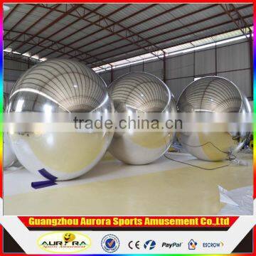 inflatable silver Mirror Ball With Factory Price New Fashion Show Decoration