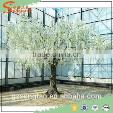 Chinese factory direct supply artificial wisteria tree for decoration fiberglass artificial tree for weddings